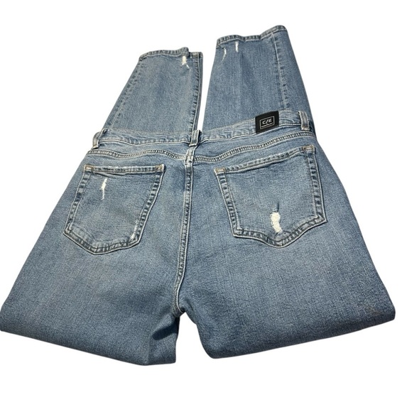 Current Elliott Distressed Straight Leg Jeans Sz 28 - Picture 5 of 15